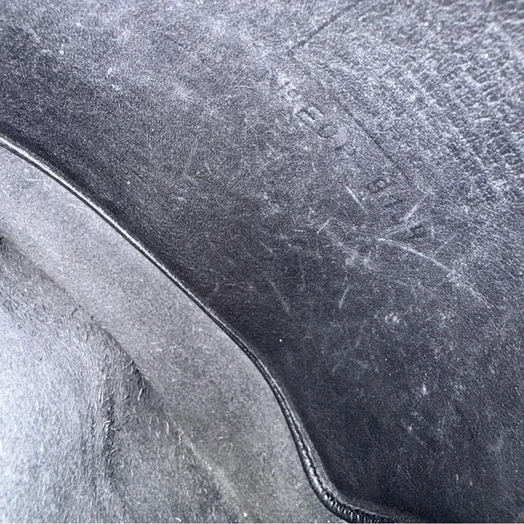 Vintage Coach Black Hippie Flap Saddle Crossbody Bag 9134 - Picture 12 of 13